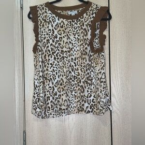 Current Air Animal Print Top